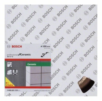 Алмазный отрезной круг Standard for Ceramic 180 x 22,23 x 1,6 x 7 mm 2608603233
